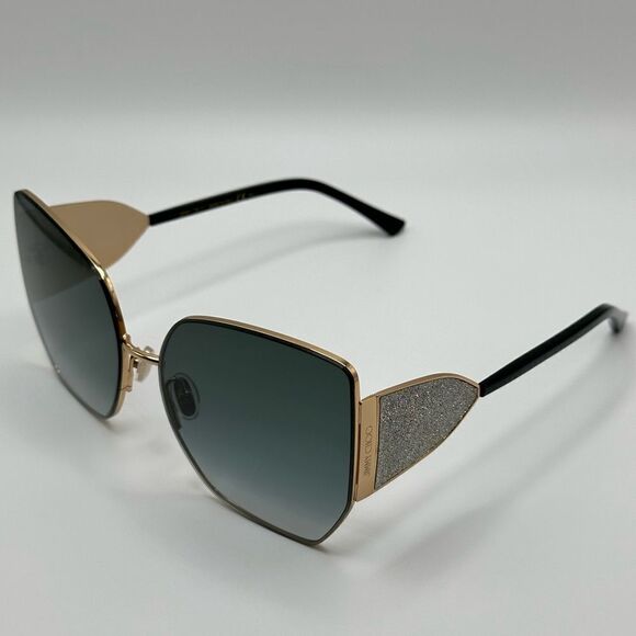 JIMMY CHOO Sunglasses River/S 2M2 Black Oversized Women NEW - Picture 6 of 15